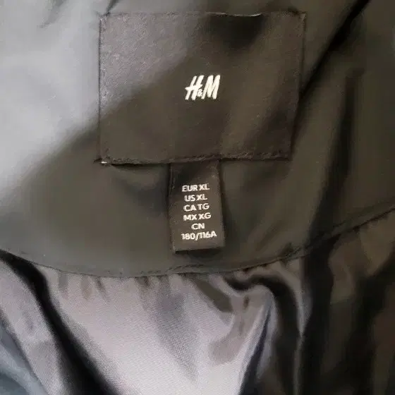 H&M 덕다운 숏패딩자켓 XL DOWN PADDED JACKET 반값