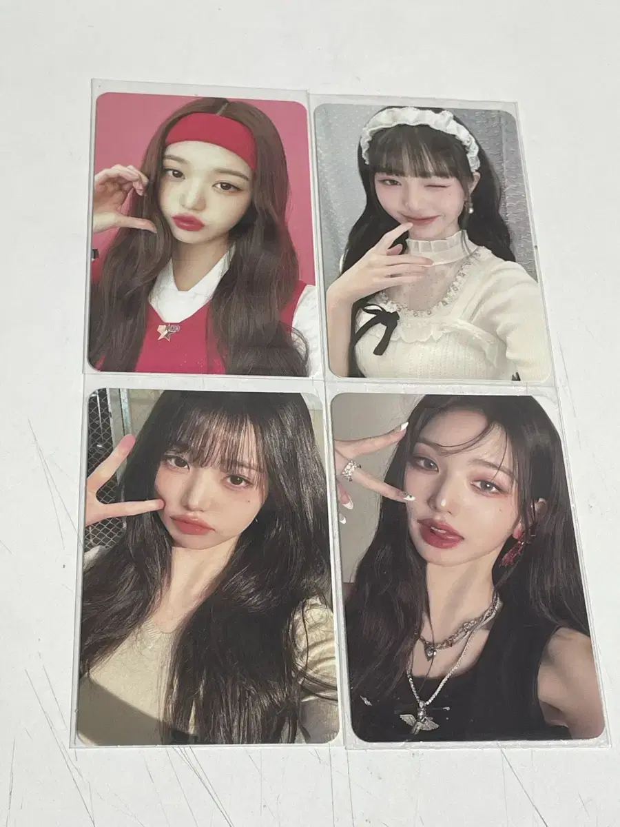 ive jang wonyoung photocard season's greetings baddie etherway photocard