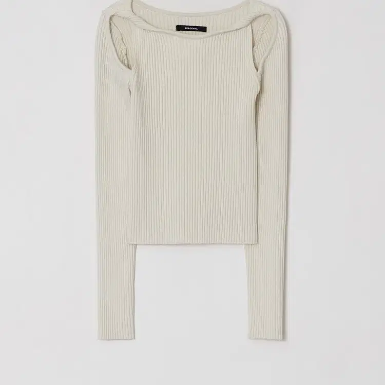 다이애그널 TWIST HOLE KNIT (ivory)