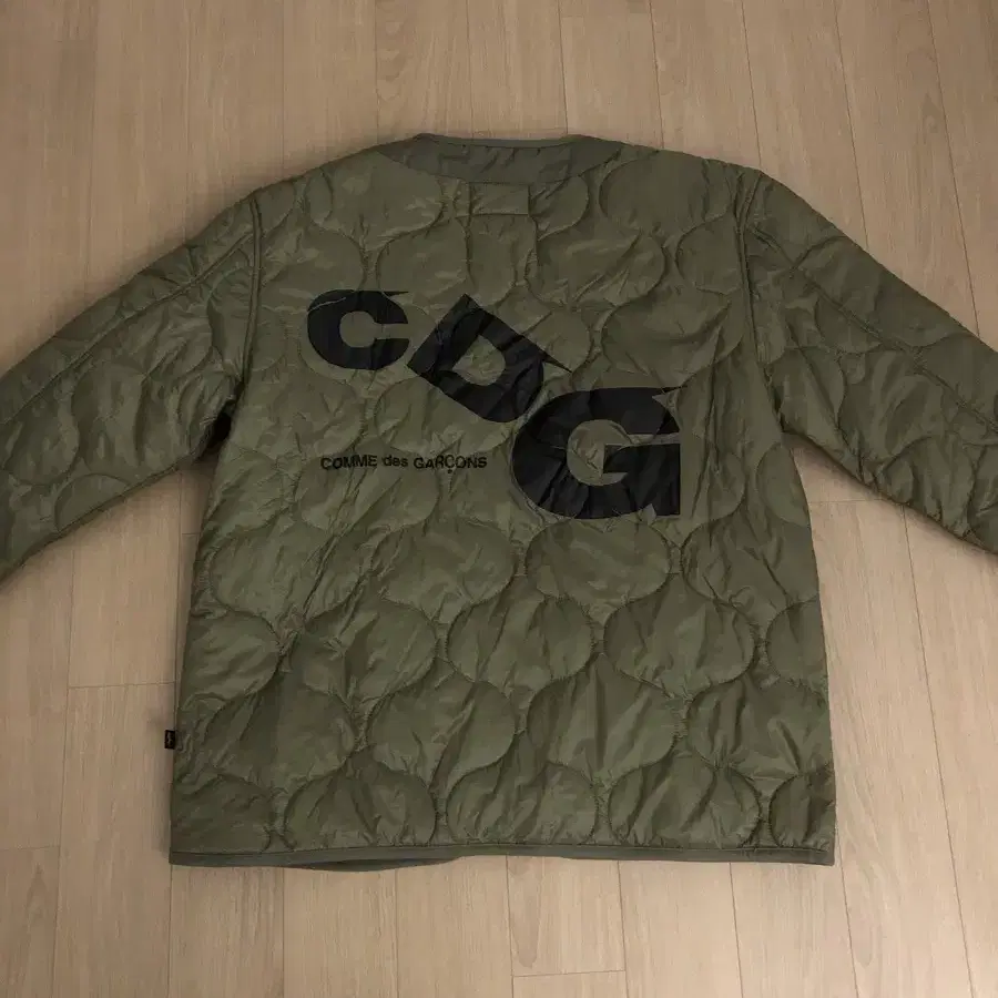 CDG x 알파인더스트리 라이너 자켓 카키