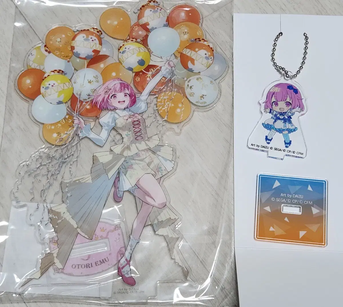 Pseudo-Processa Emu 4th Anniversary Lawson SD Acrylic Stand with keyring WTS