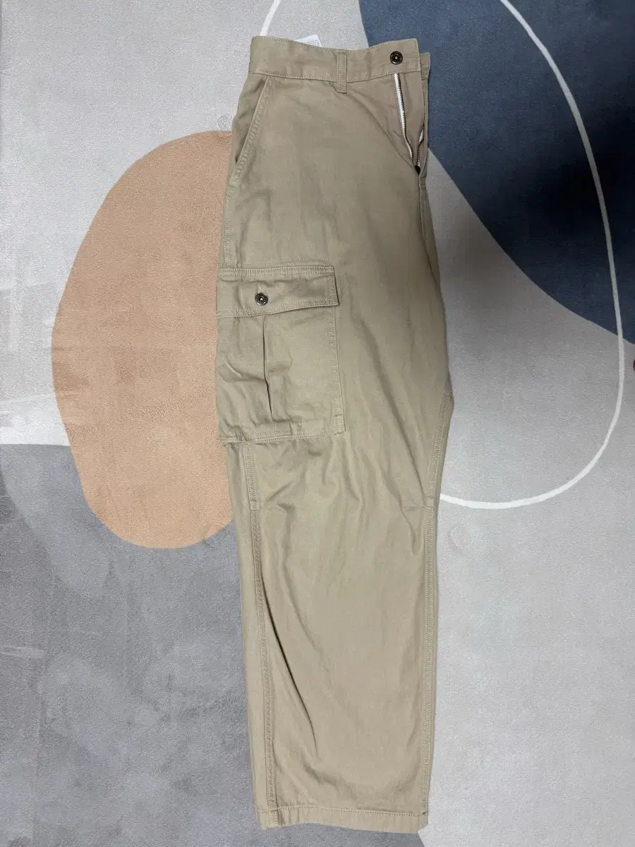 프리즘웍스 broken twill cargo wide pants 베이직