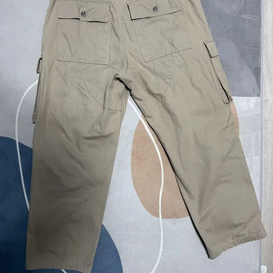 프리즘웍스 broken twill cargo wide pants 베이직