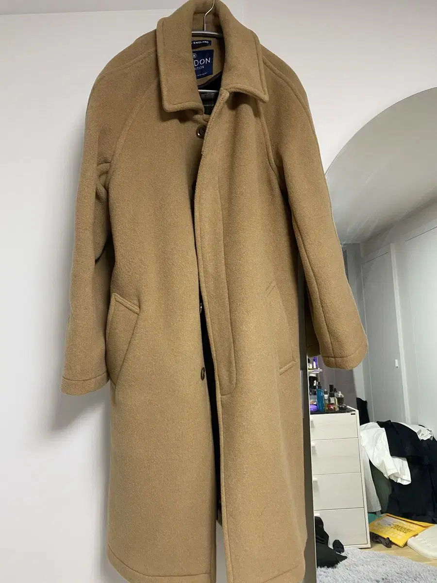 LondonTradition Balmacan Coat 38 Camel