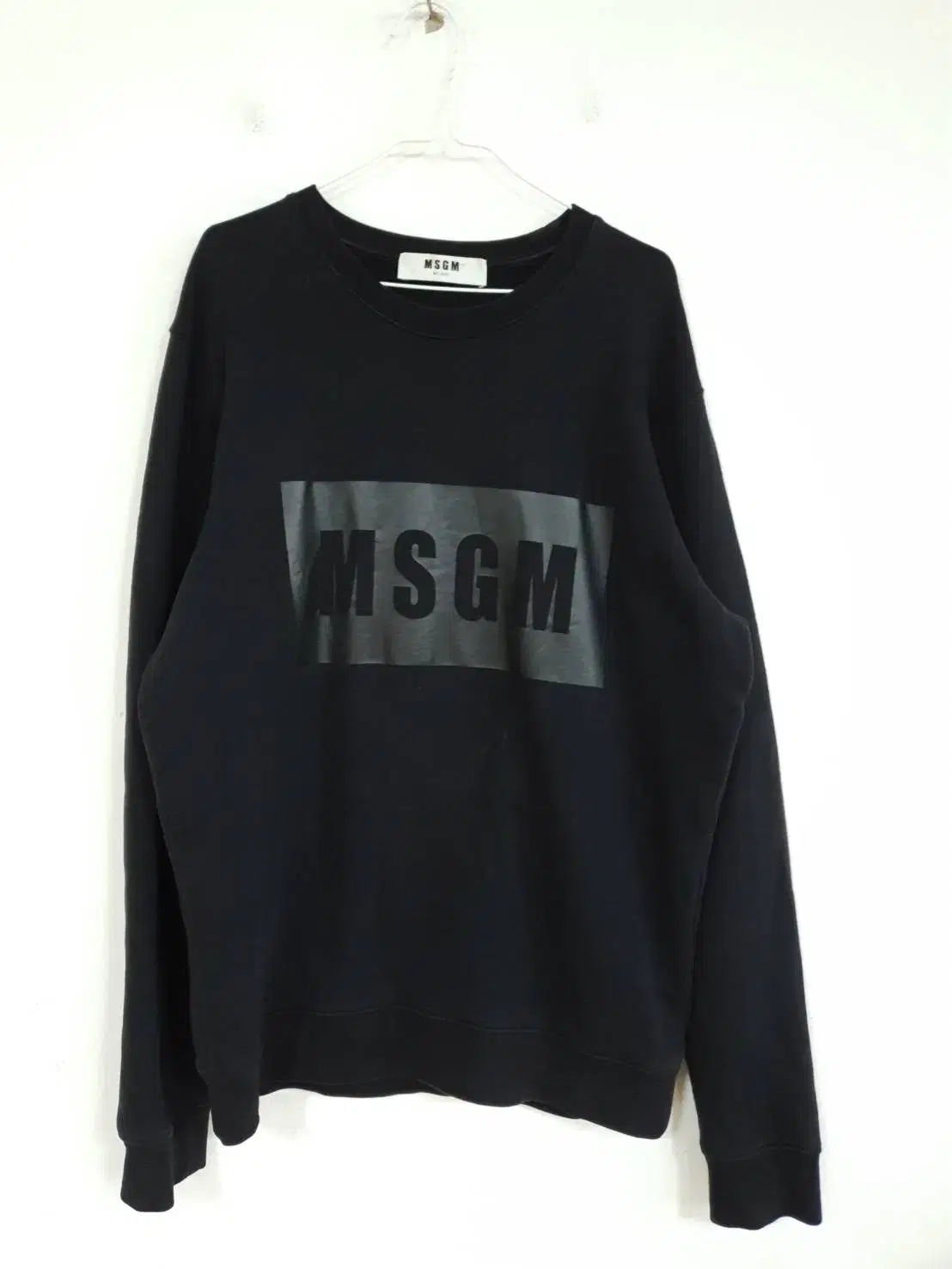 MSGM Men's Brushed Long Sleeve T-Shirt 100