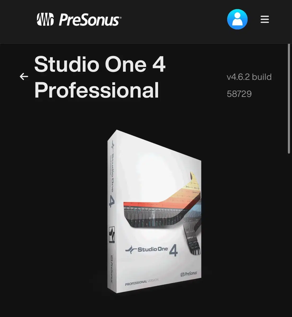 스튜디오 원4 프로페셔널 공유 Presonus Studio One 4