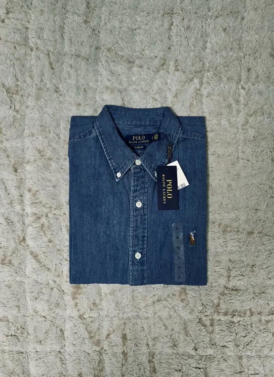 Polo Ralph Lauren Medium blue denim shirtClassic fitXL