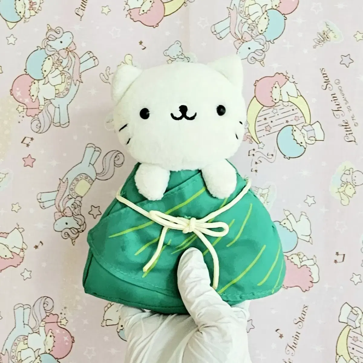 [Discount, Classic] San-X Nyan Nyan Nyanko Nyanko Vahn Point Bamboo Leaf Dim Sum Doll