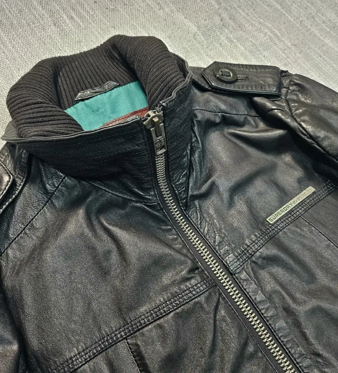 Superdry Leather Jacket