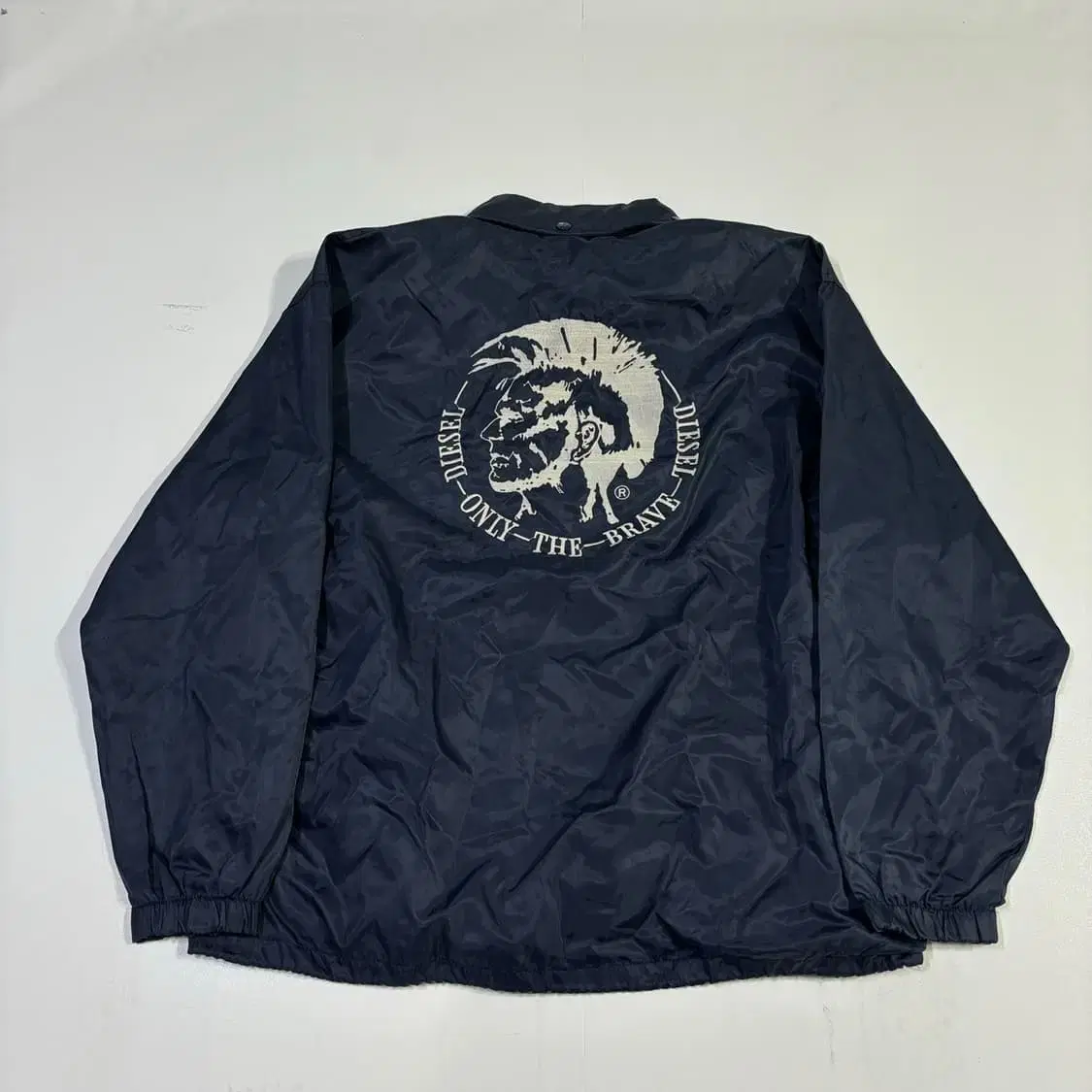 105 Diesel Spellout Nylon Coach Jacket