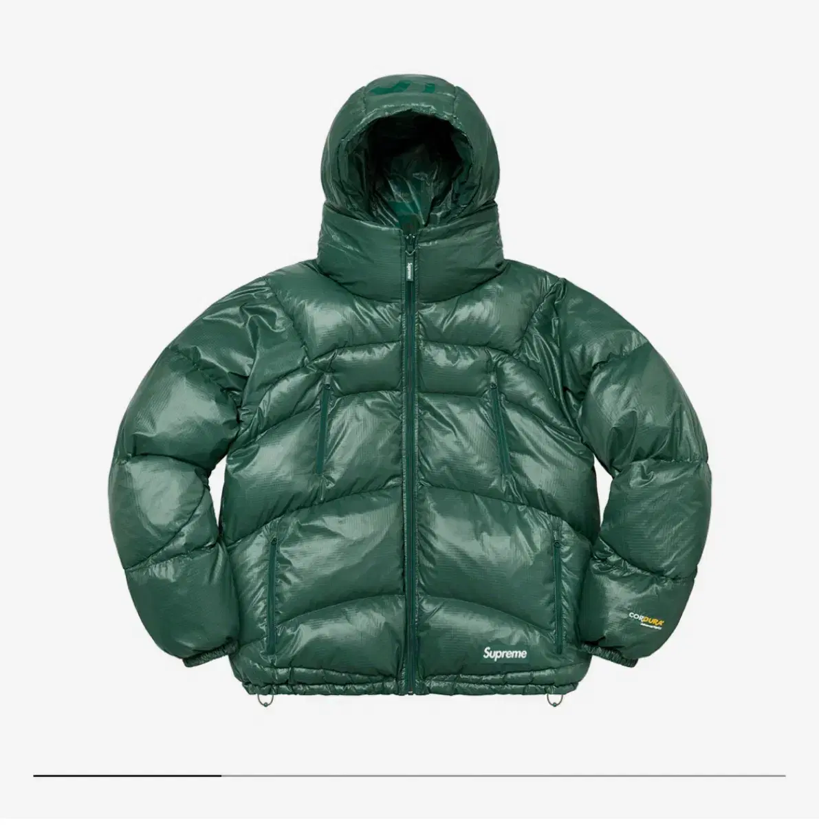 Supreme Reversible Featherweight Down Puffer Jacket Olive M