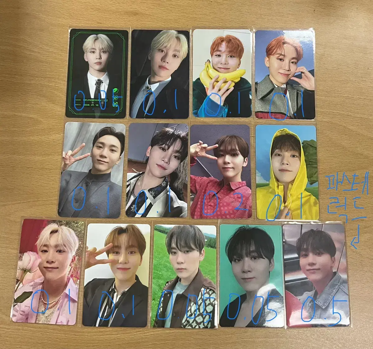 Seventeen seungkwan photocard wts real cheap