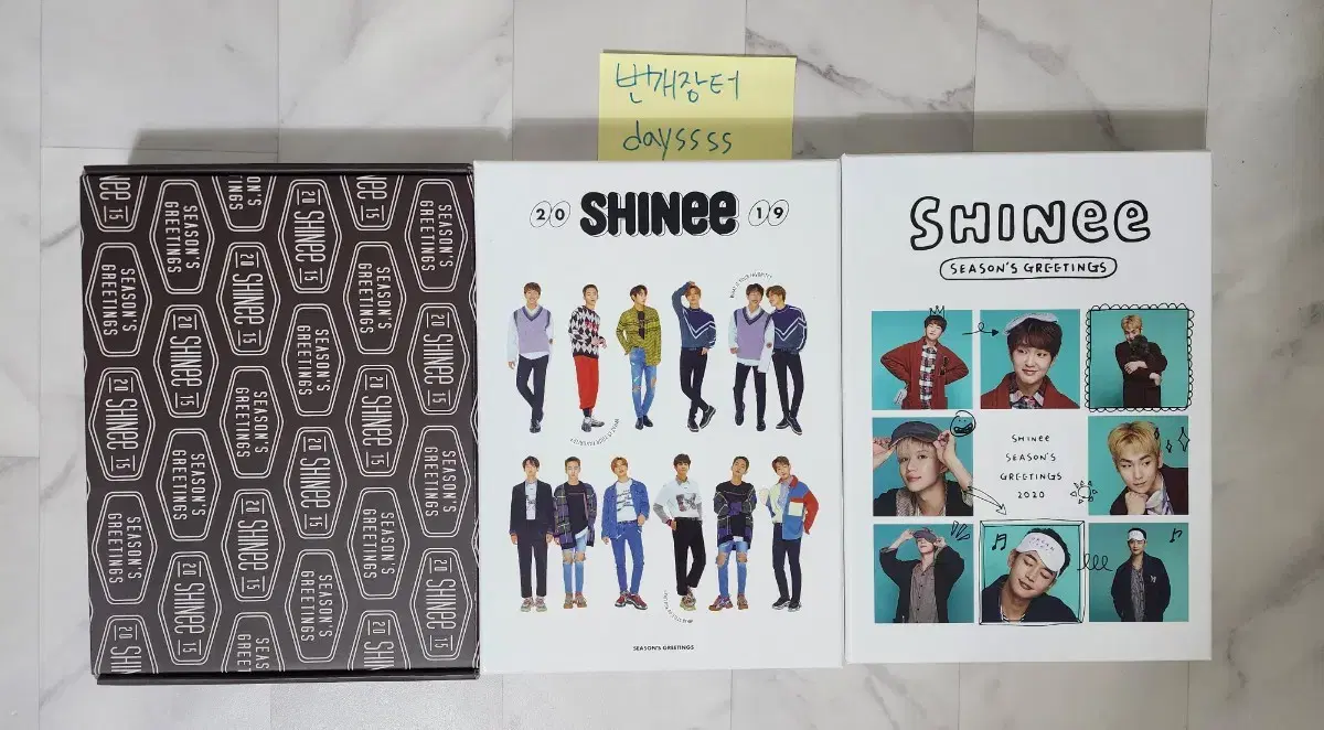 SHINee 15,19,20 seasons greetings wts (15,19 buncheol)