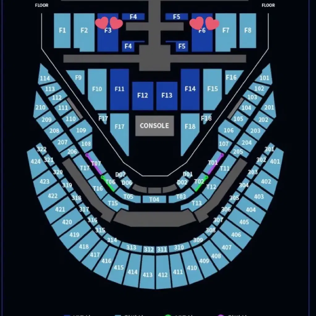 엔시티일이칠 콘서트 첫콘 막콘 vip 양도 (돌출 1열)