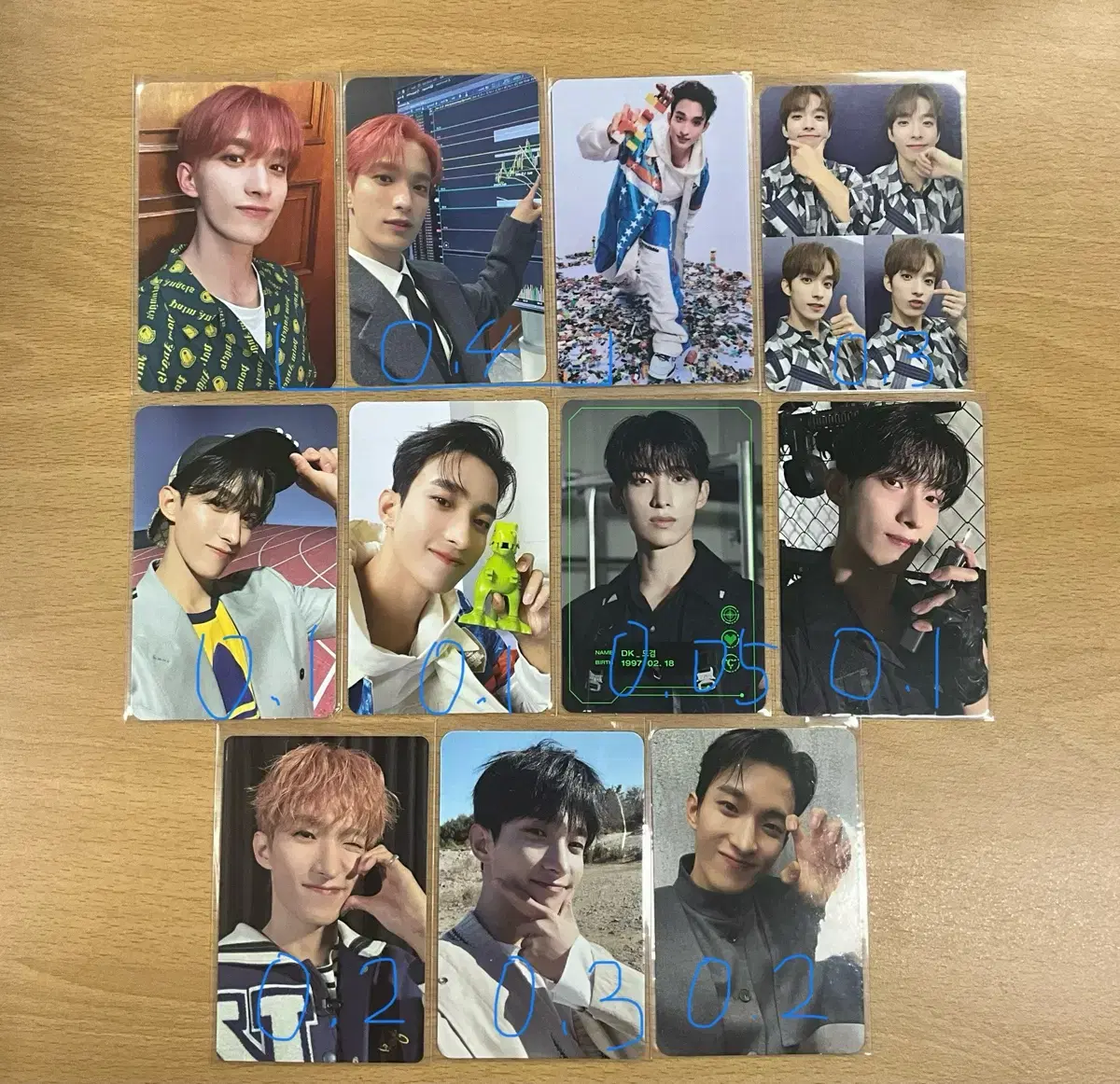 Seventeen dk photocard cheap wts does