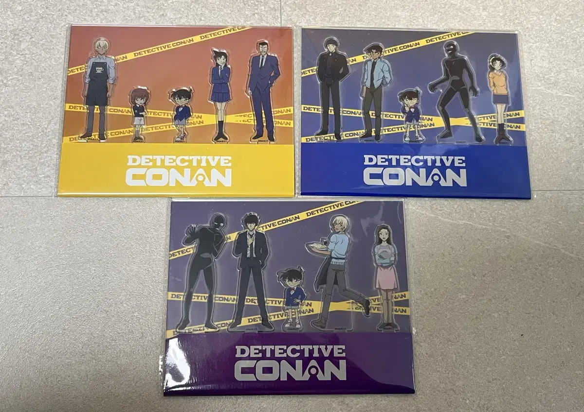 Best Price) Detective Conan the Barbarian acrylic stand 3pcs