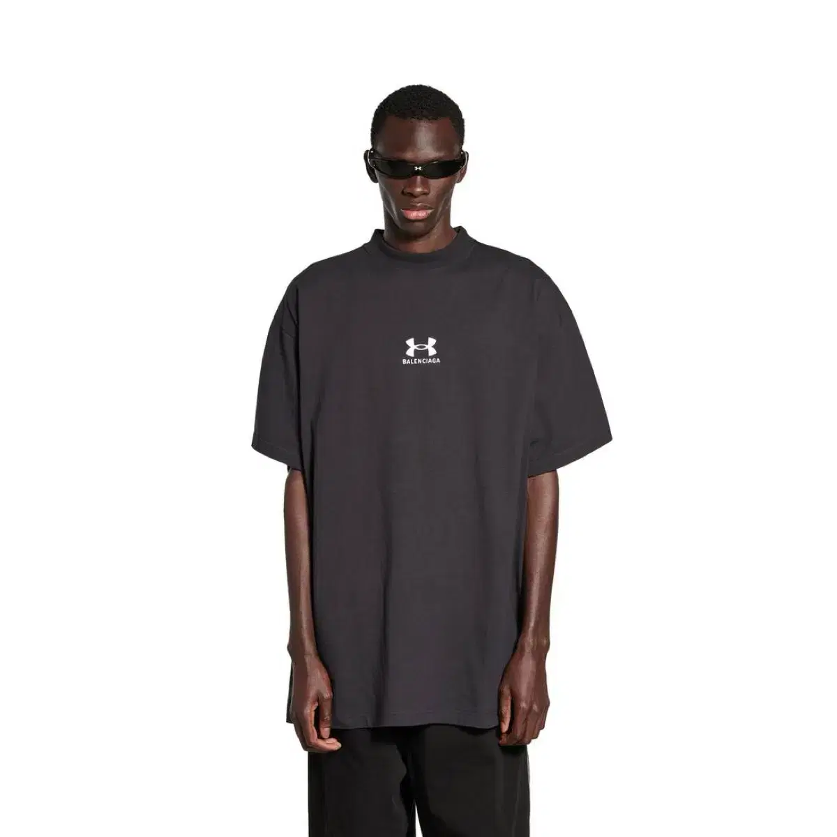 [4] Balenciaga Under Armour T-shirt in black