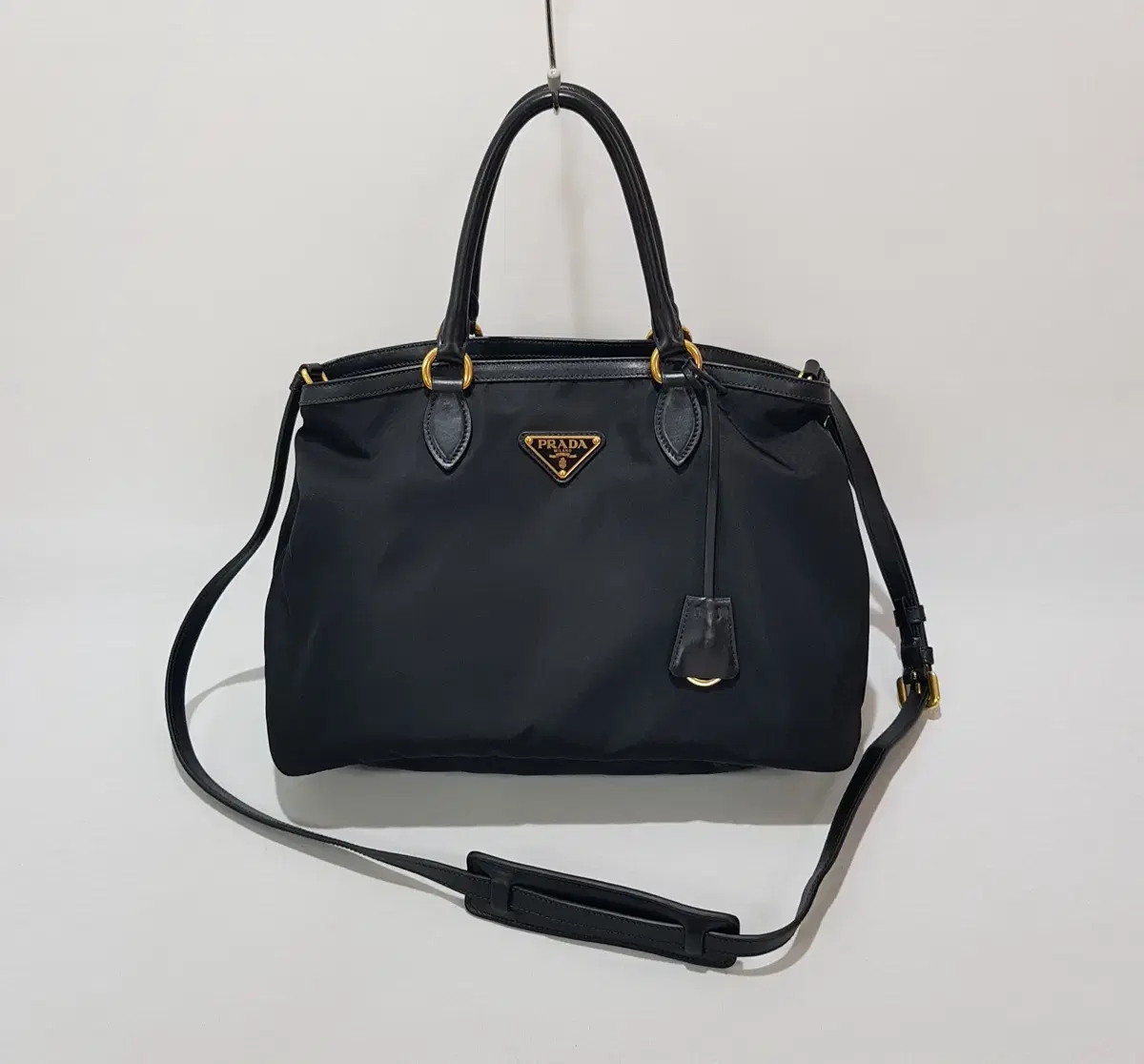 Prada Nylon Tote Shoulder Bag 1BA579