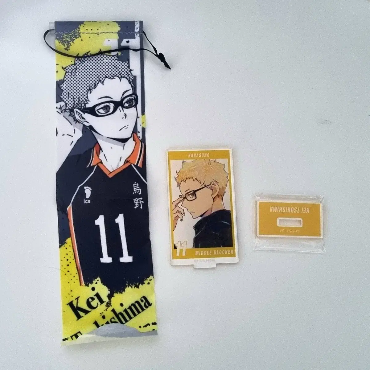 Bulk] haikyuu Tsuki Shima Aniatt acrylic gacha