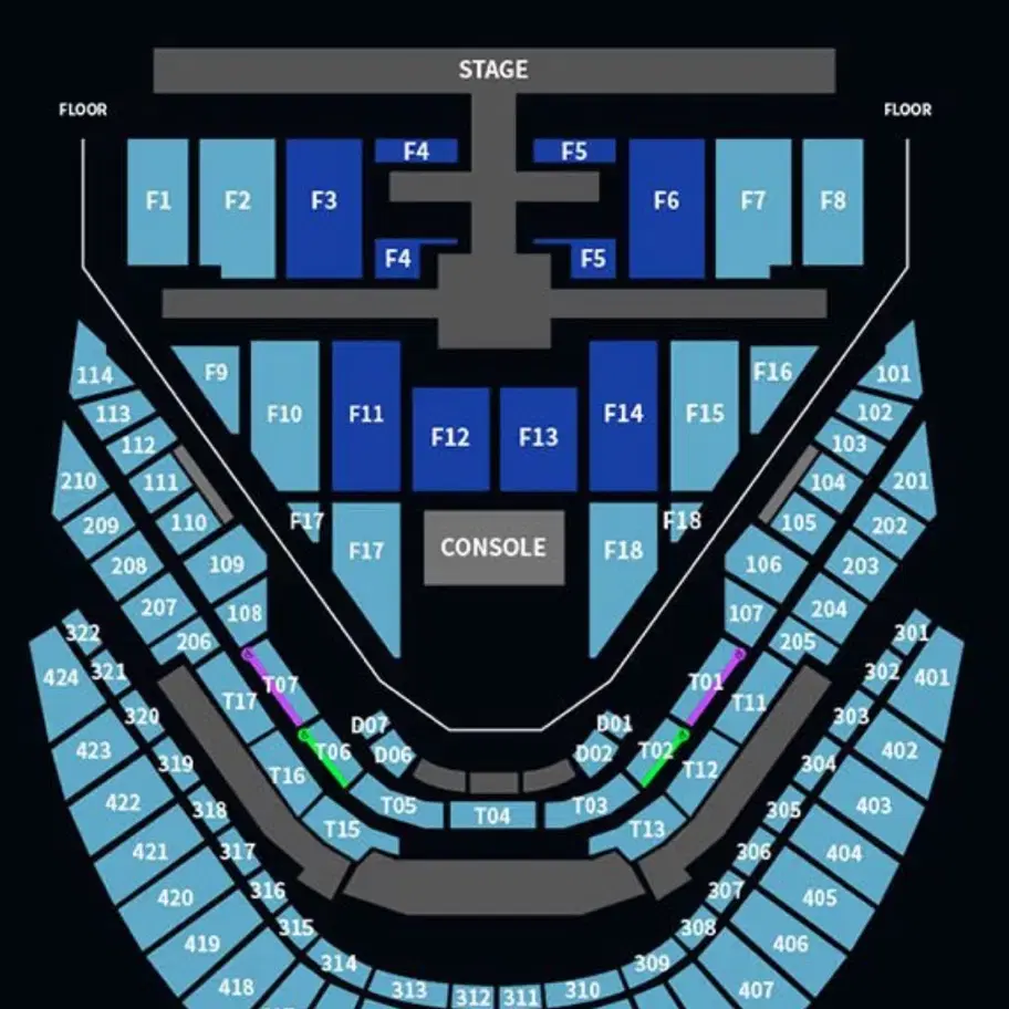 1/18 첫콘 110구역 NCT 127 콘서트 양도