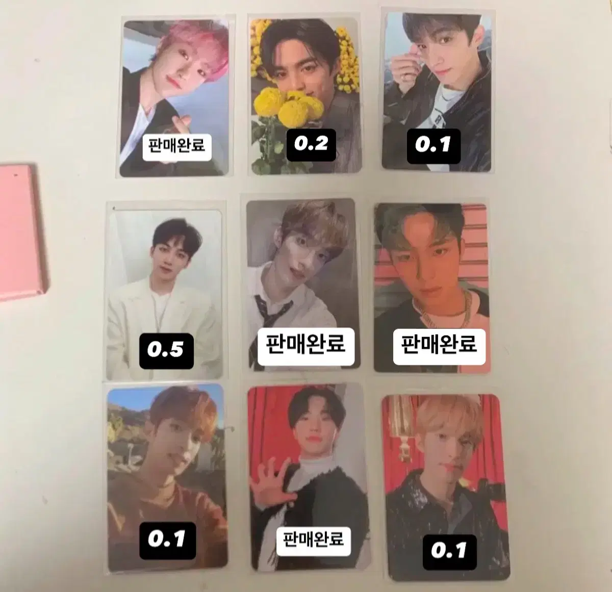 bulk) seventeen photocard rinse hmv 24h carat vahn dk jeonghan hoshi