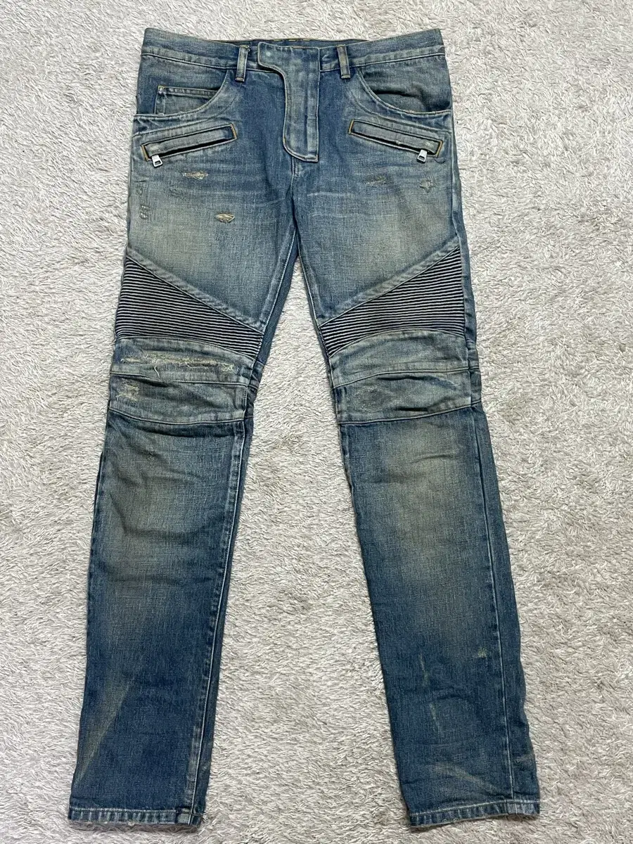 Balmain Biker Denim