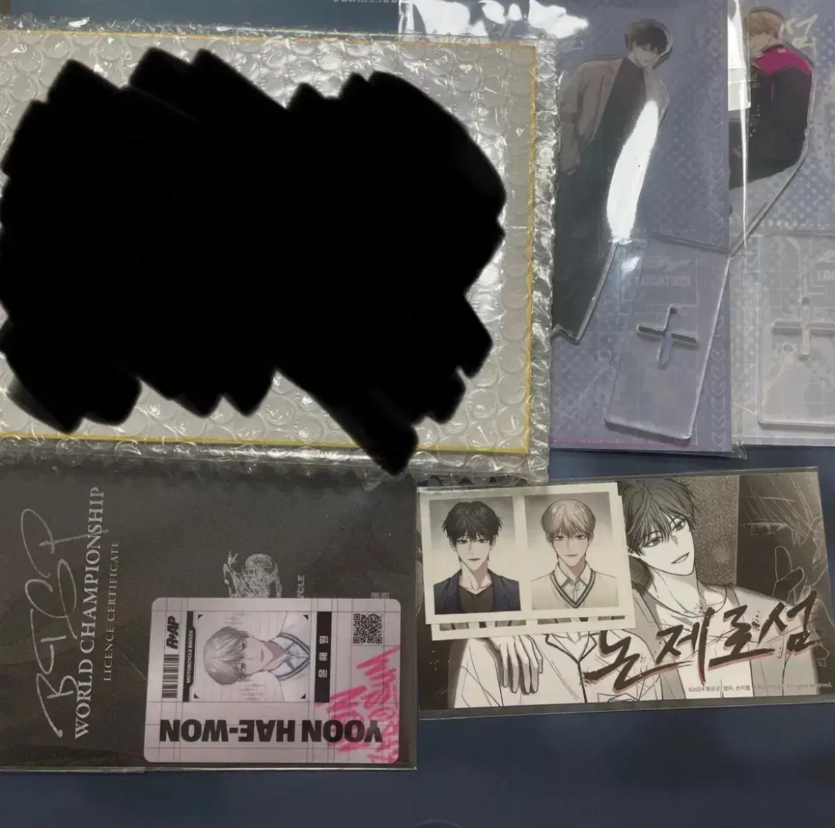 [Today only 28] Bom Toon Nonjerosom Angma signature signed acrylic proof photo