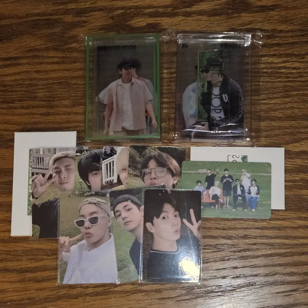 Bangtan BTS In the Forest pre-order benefit photocard weverse Transparent photocard bulk wts Sells