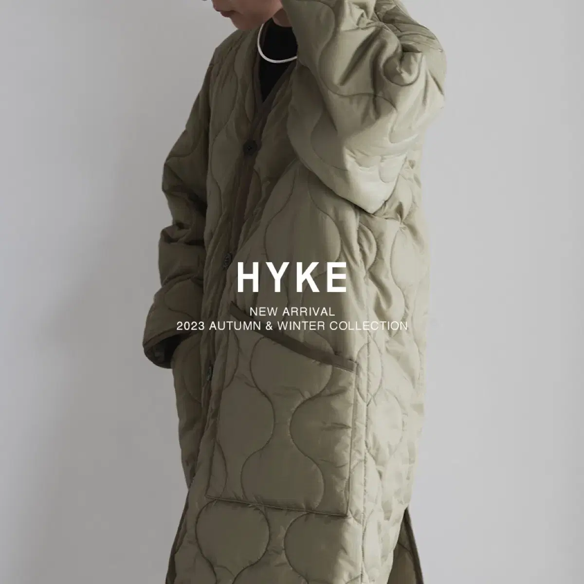 HYKE QUILTED LINER COAT