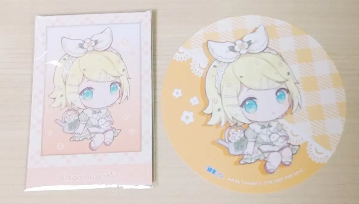 Vocaloid Bokaro Kagamine Rin AnyPlus Collaboration Cafe Cheki