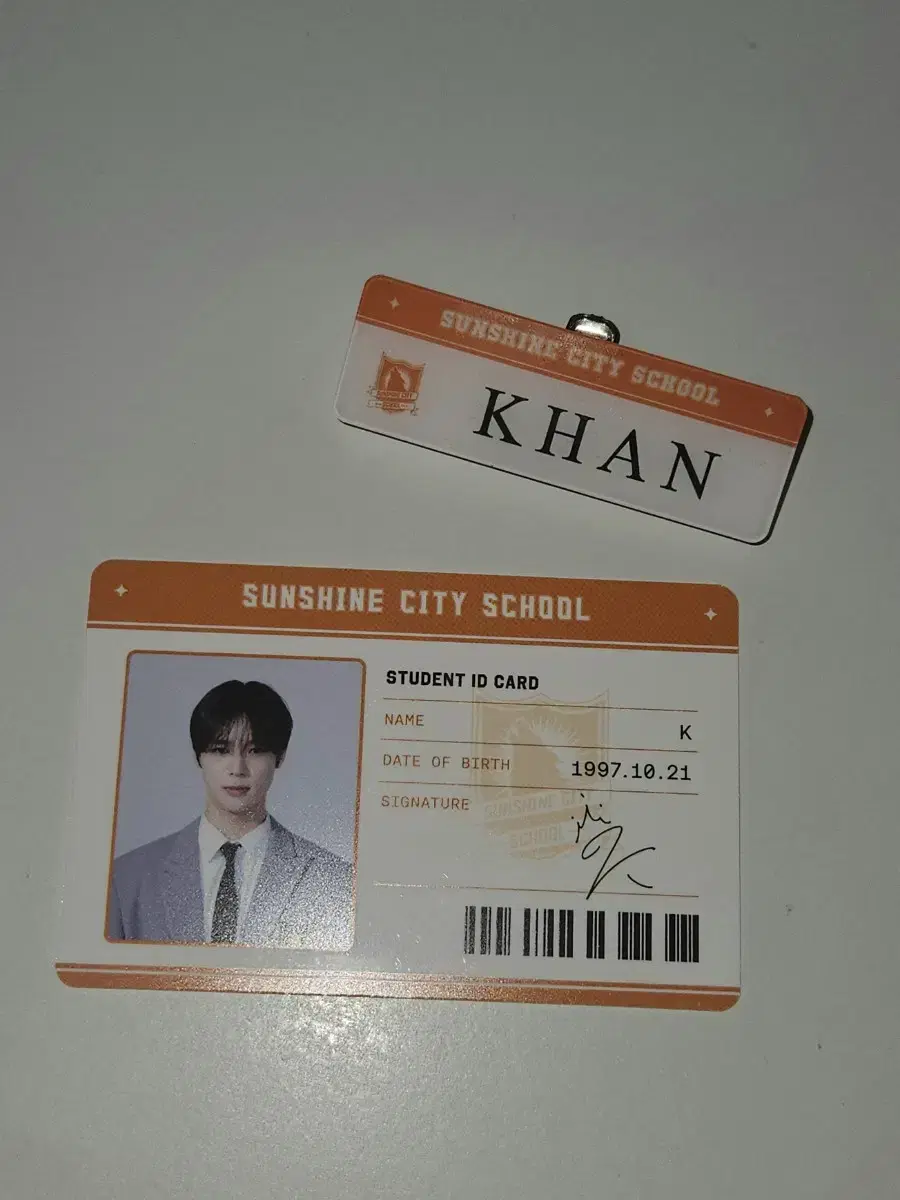 &team kay Sunshine City School Student ID Sunshine Khan Name Badge WTS