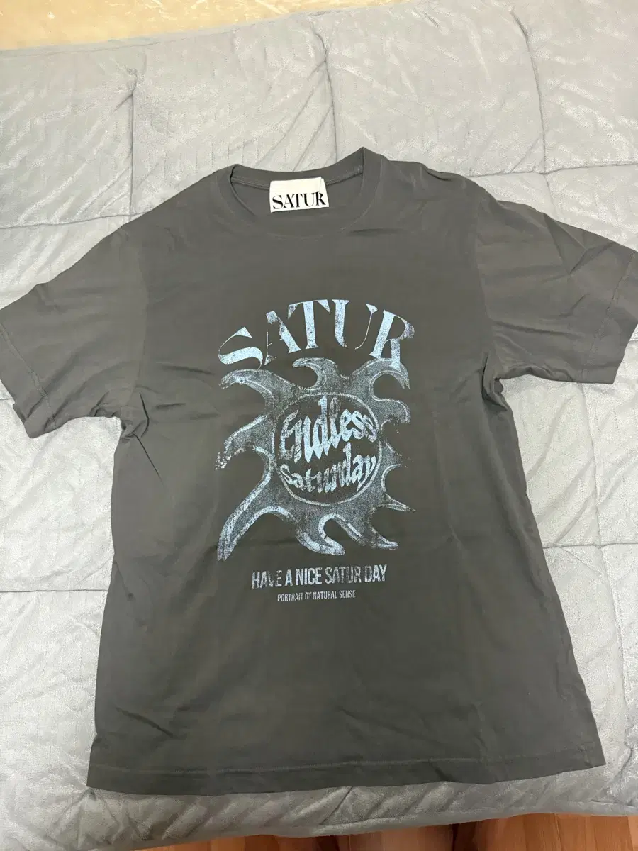 Setter gray short sleeve tee sells