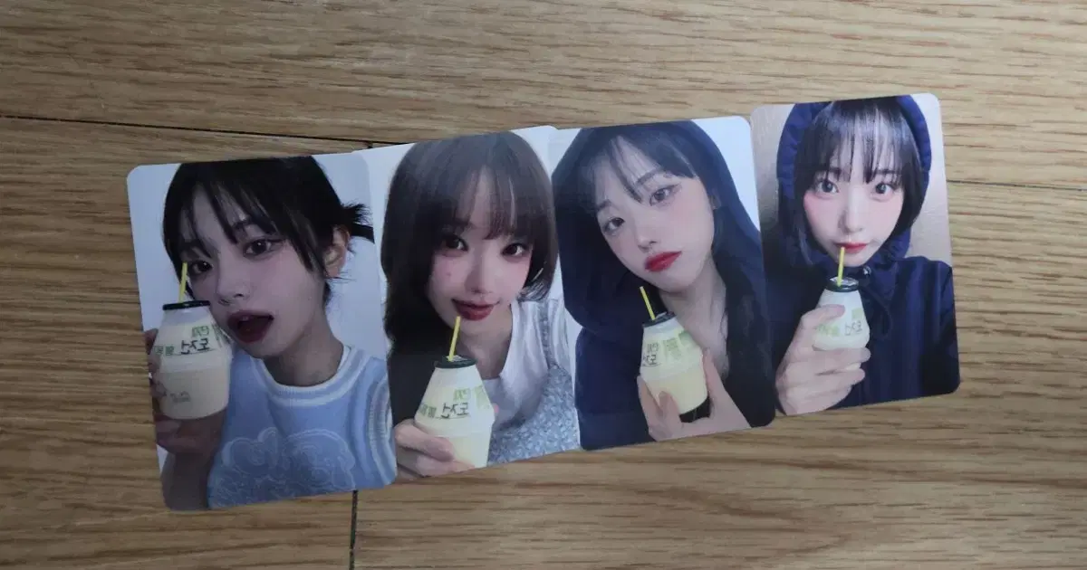 QWER beatroad unreleased photocard wts (banana flavored milk photocard)