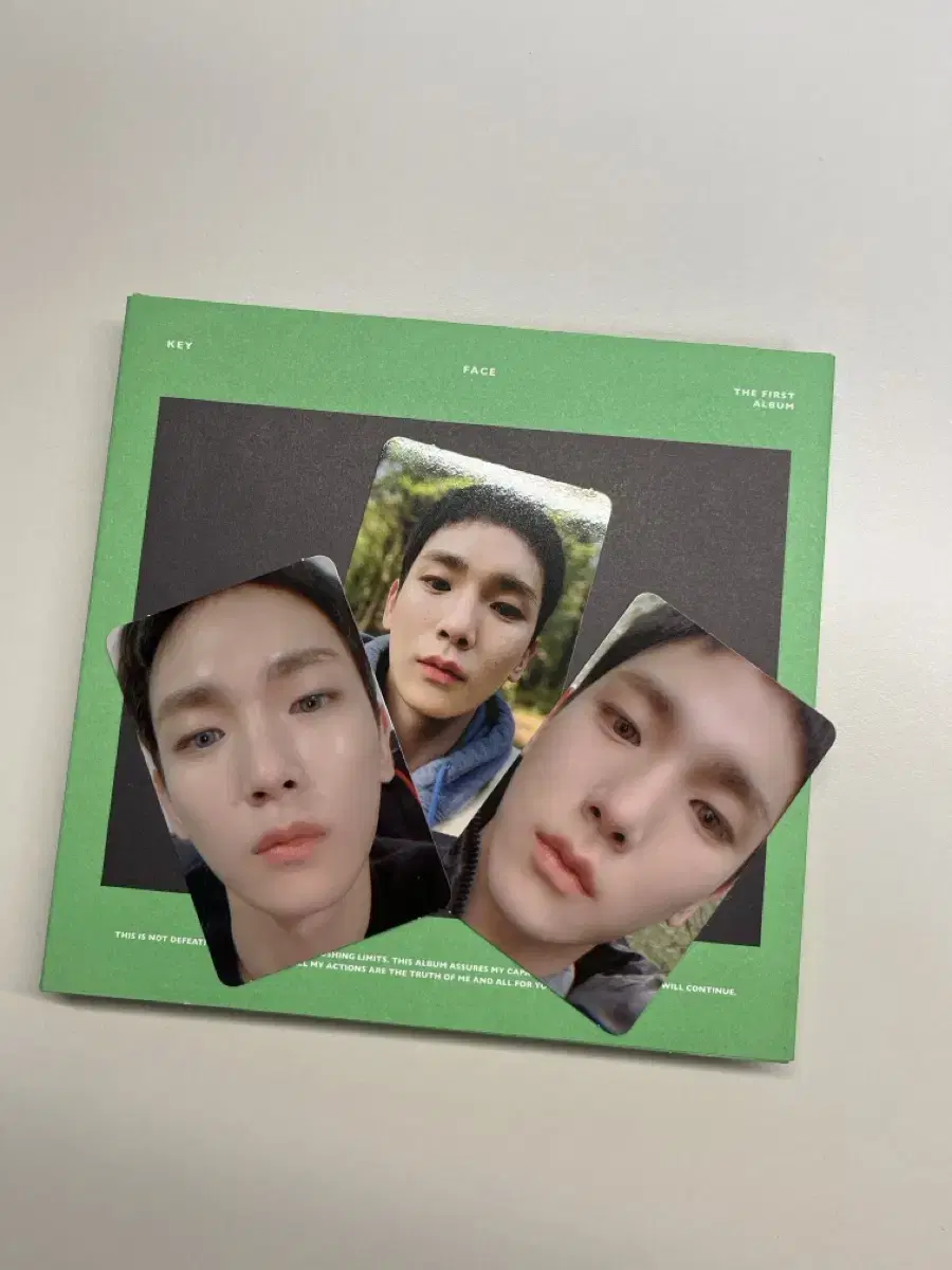 SHINee key Face unsealed album photocard set