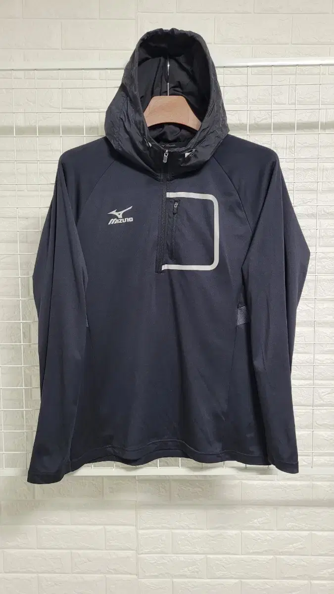 [105]MizunoMizuno Black Sportswear Functional Span Pullover Anorak XL