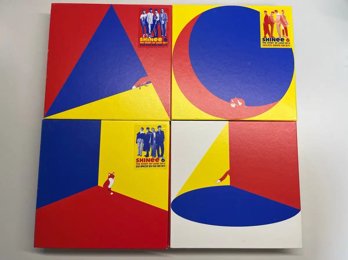 SHINee 6th album SOPRA unsealed album set of 4