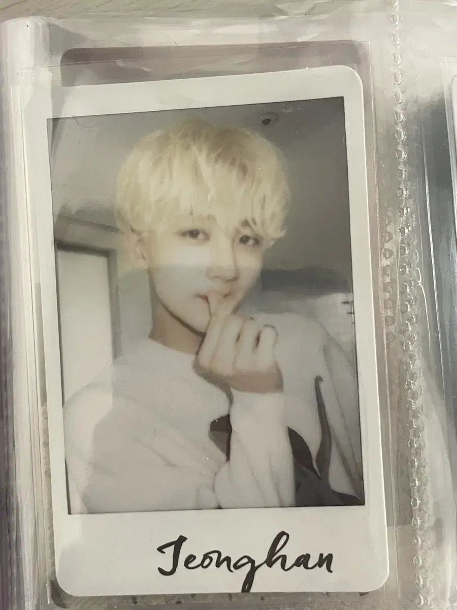 Seventeen jeonghan I don't want to cry Al1 photocard