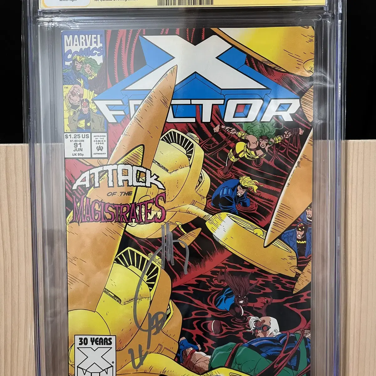 CGC 9.6 엑스팩터(X-Factor)#91 1993년 시그니처 컬렉션