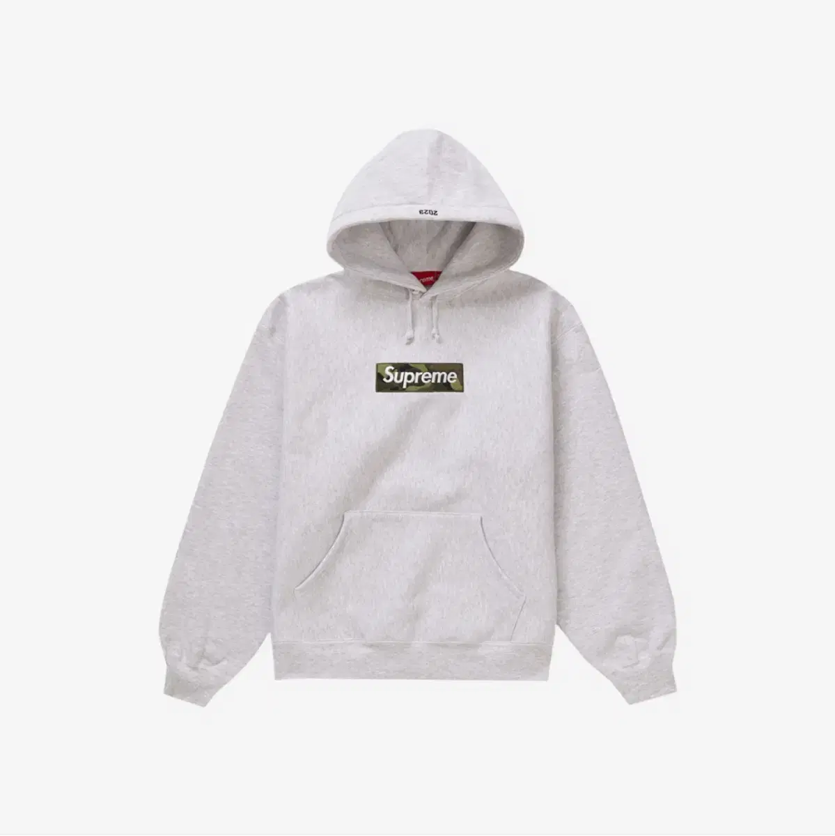 23FW Supreme Box Logo Hoodie Camo Grey L New