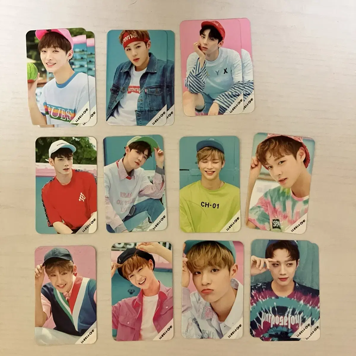 Wanna One unofficial goods cleanup