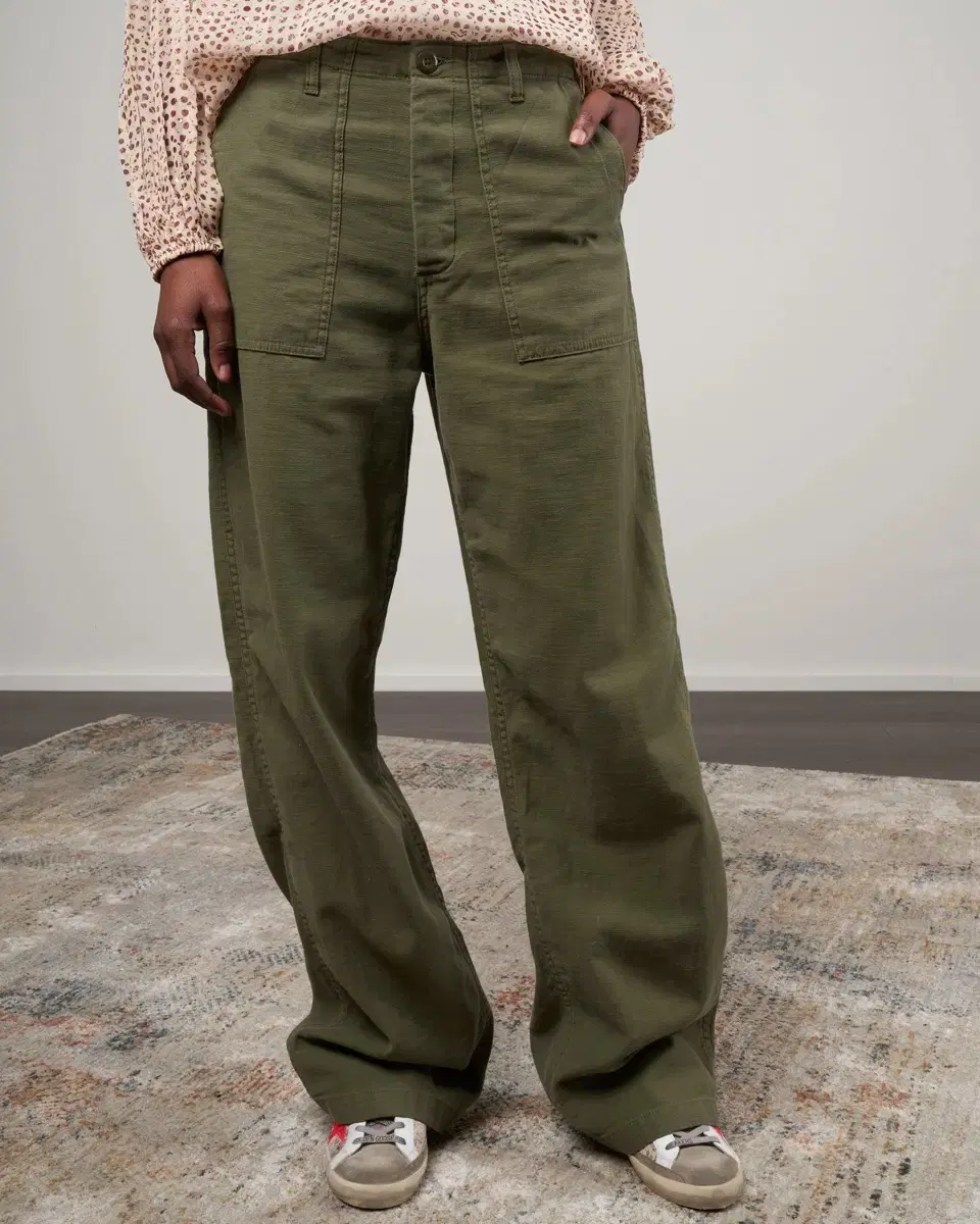 R13 / Green Utility Pants / 27