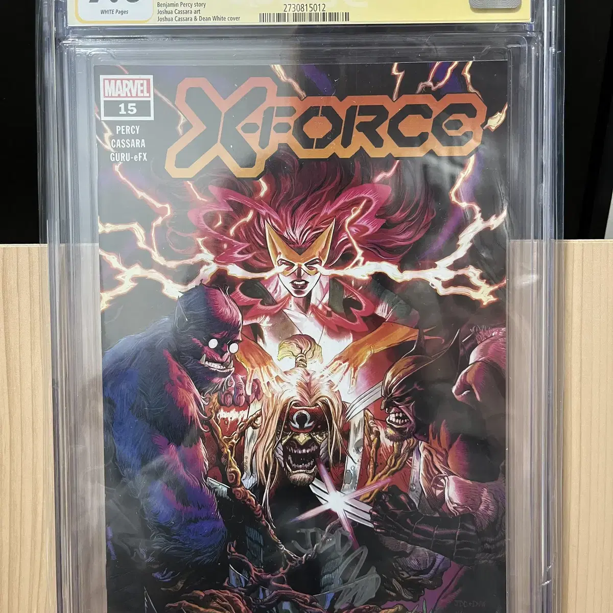 마블코믹스 X-Force #15 2021 CGC 9.6 세계1권 싸인