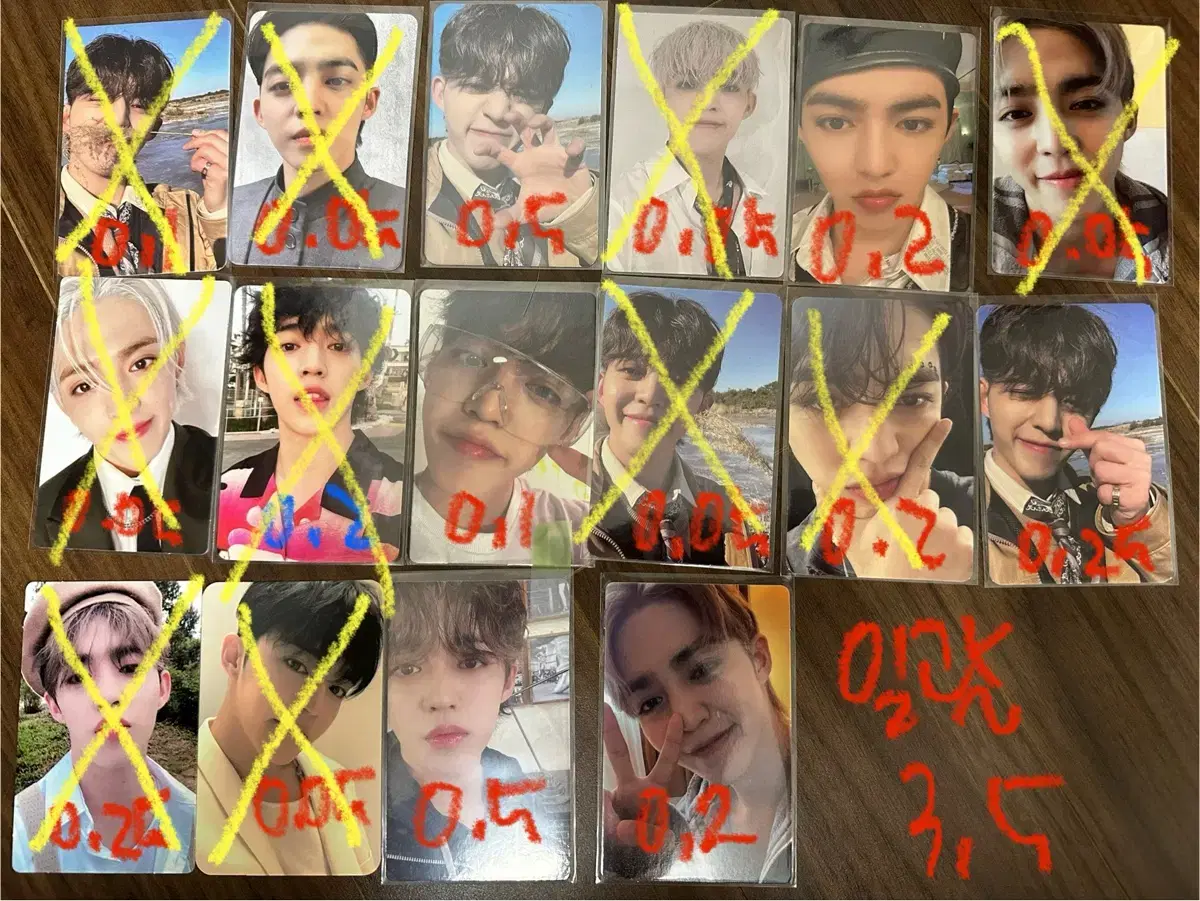 Disposal of Seventeen Photo Card