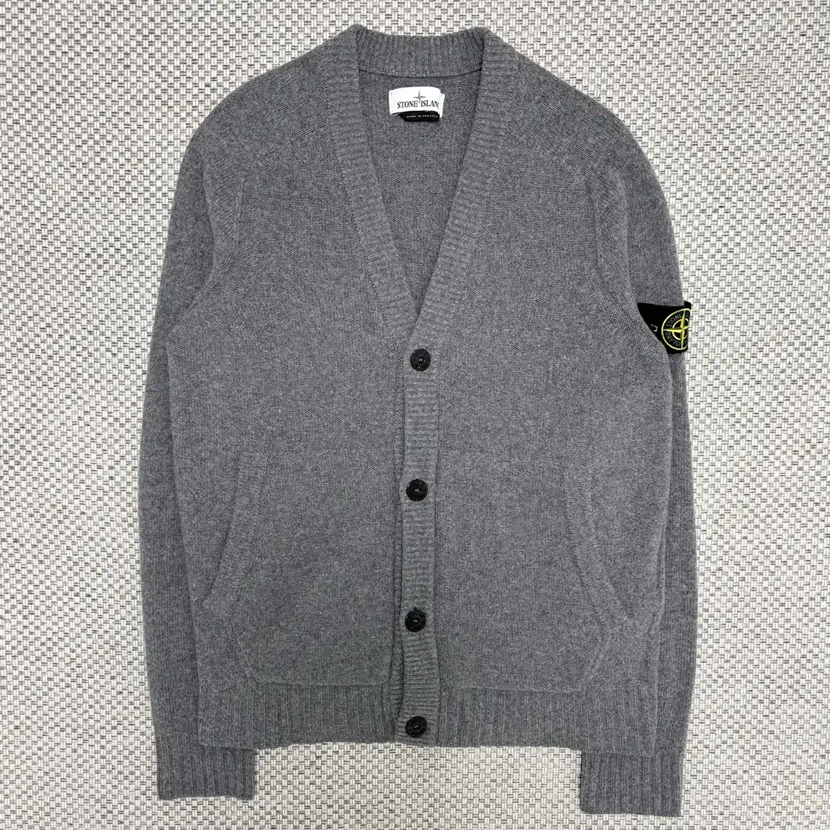 [S]Stone Island V-Neck Cardigan