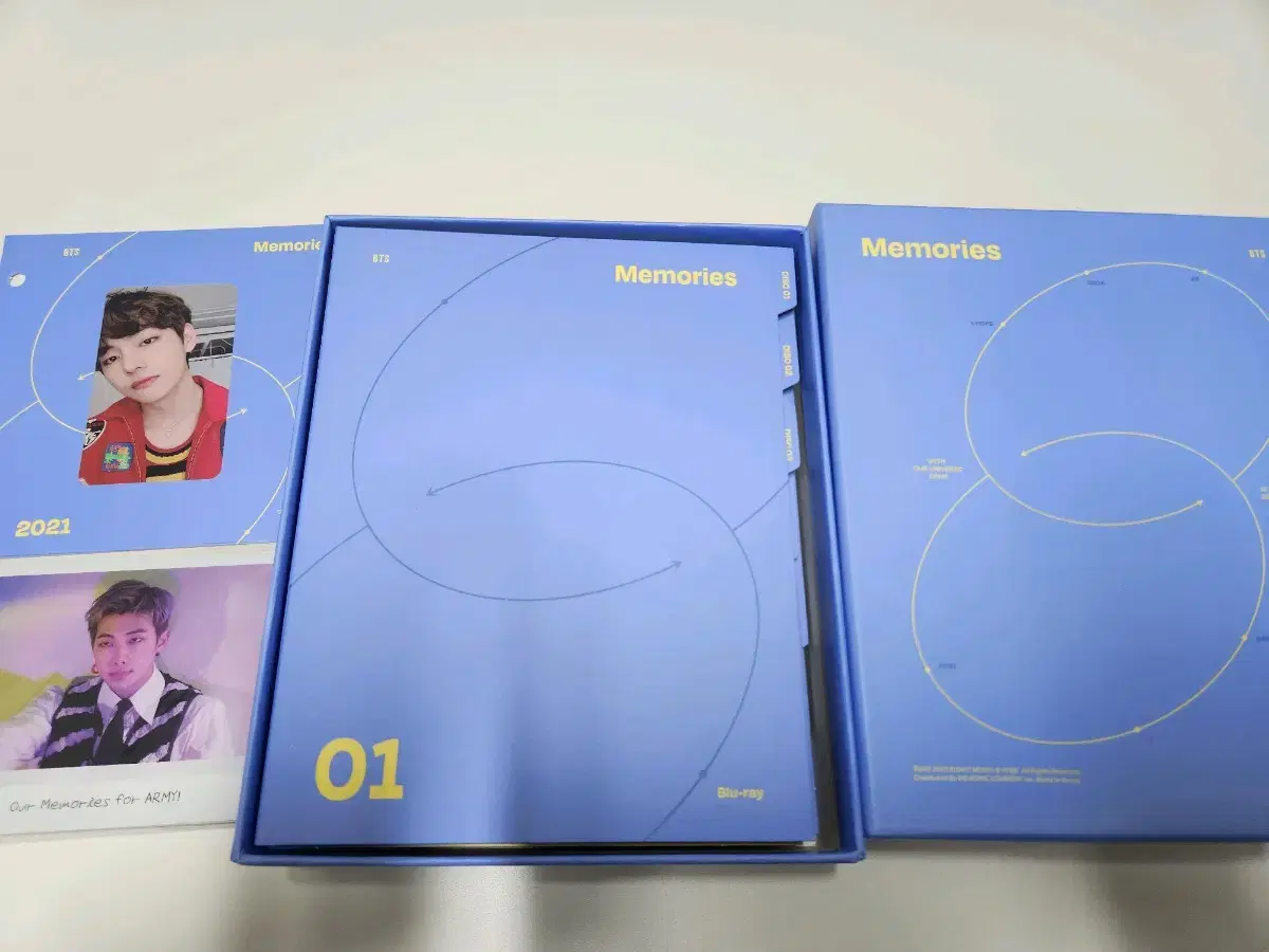 BTS bangtan Memories 2021 Blu-ray (Taehyung photocard included)