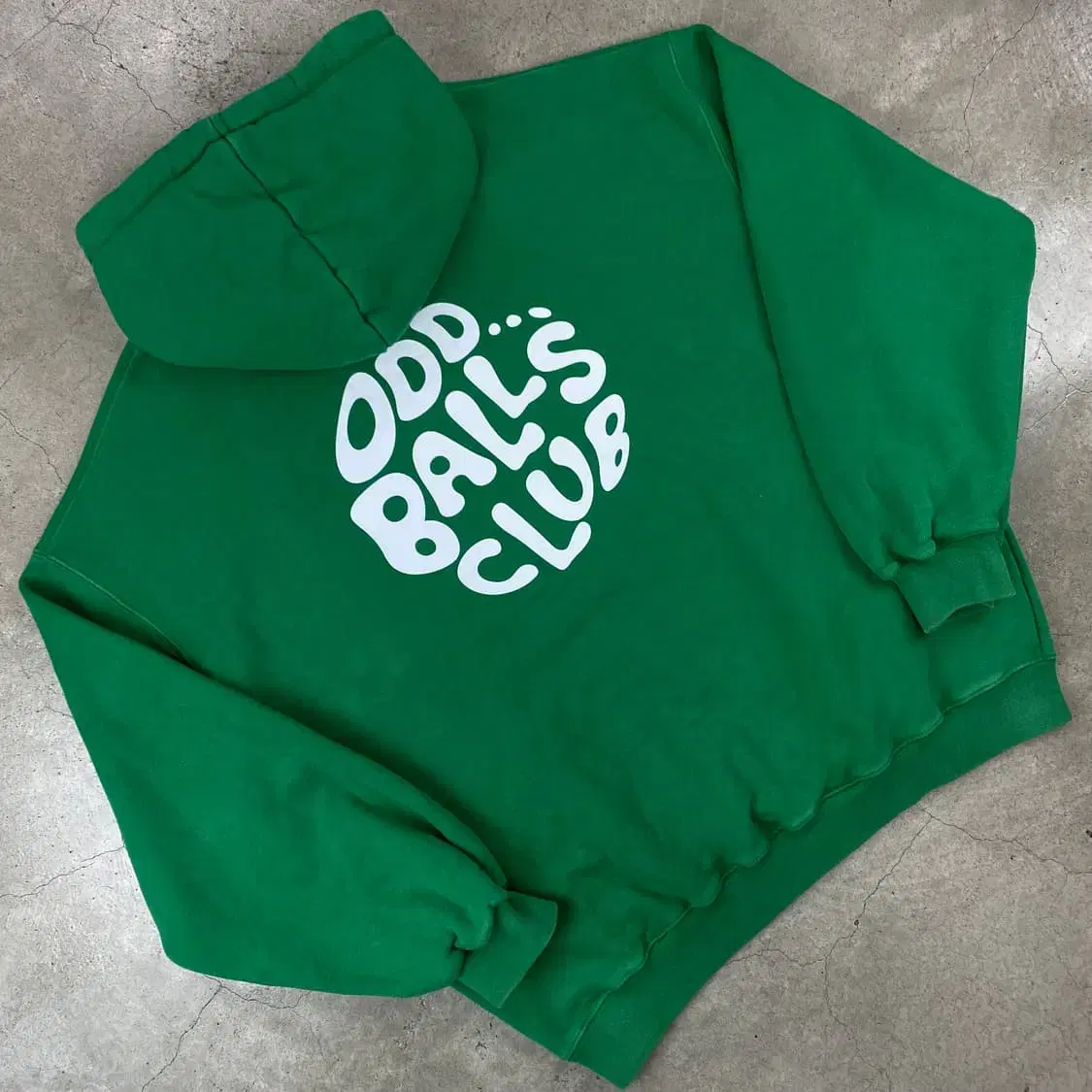 Oddballs Club Logo Green Hoodie