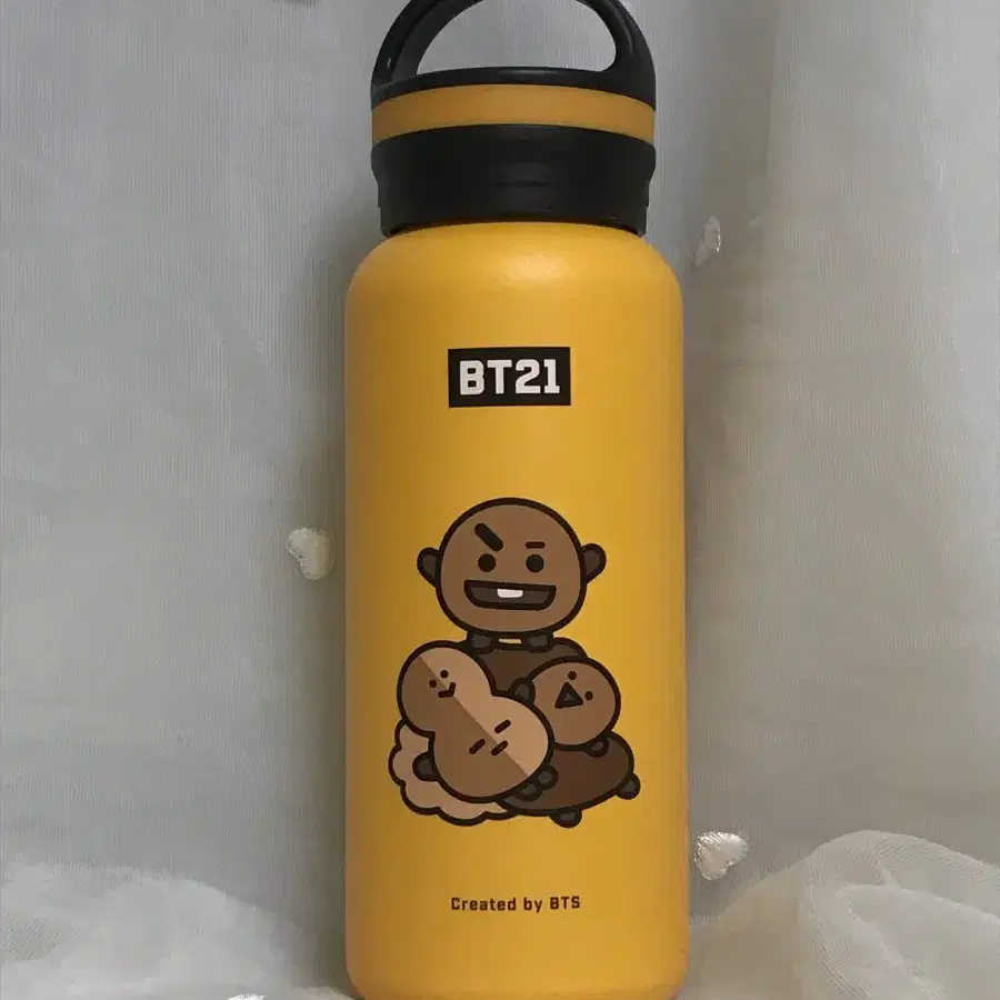 BT21 슈키 손잡이 달린 텀블러 새상품:)!!