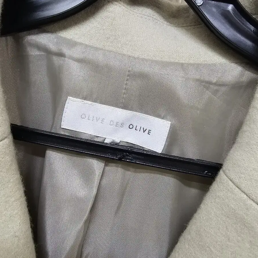 OLIVE DES OLIVE 양모 롱 코트 66