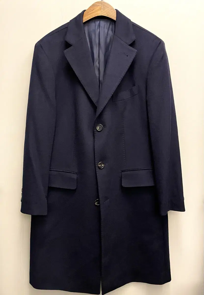 (XL) Cambridge Members Italian Colombo Pure Cashmere Single Coat