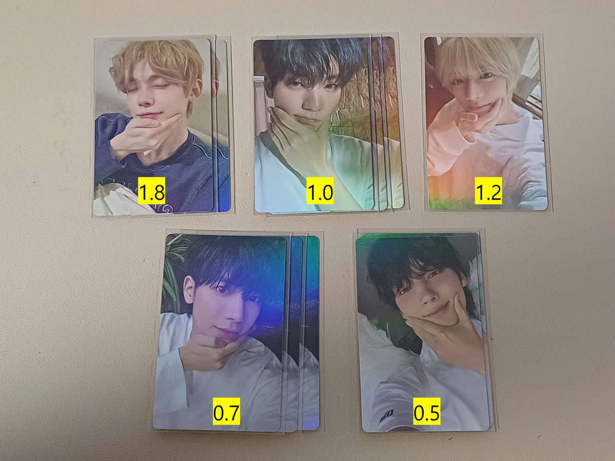 TXT txt 아궁빵 weverse Angel unreleased photocard pre-order benefit photocard Photocard